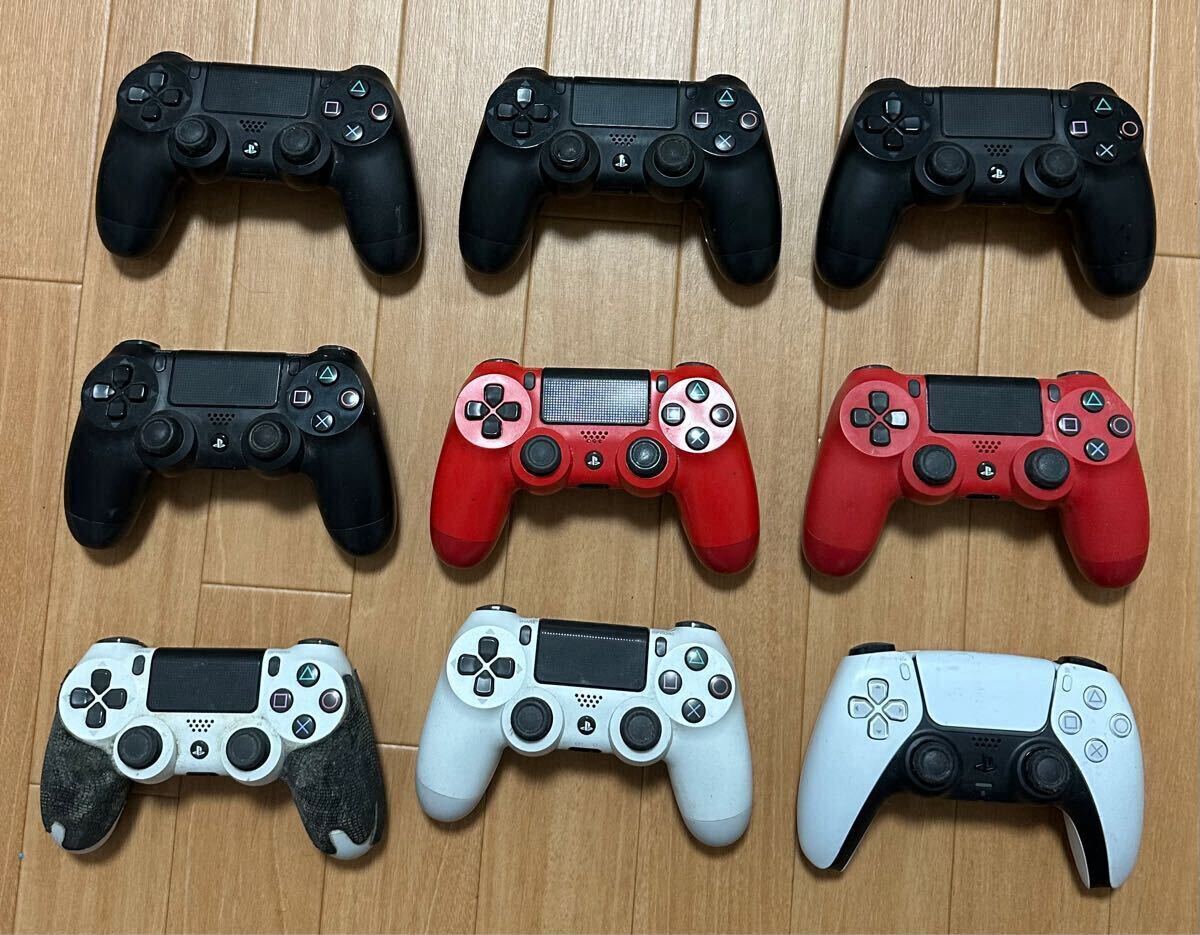 SONY PlayStation 4 5 プレイステーション コントローラー PS4 PS5 CUH-ZCT1J CUH-ZCT2J CFI-ZCT1J ブラック ホワイト レッド まとめ売り