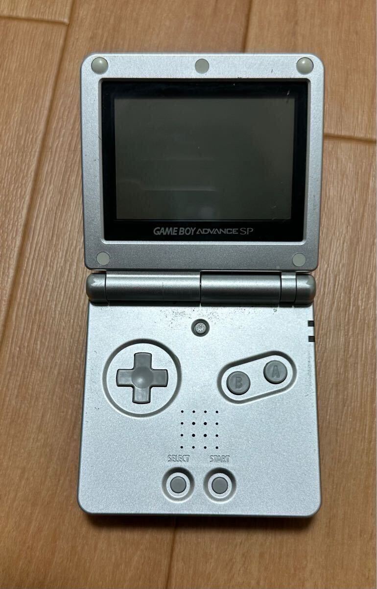 Nintendo GAMEBOY ADVANCE SP ゲームボーイアドバンスSP GBA AGS-001 プラチナシルバー ニンテンドー 任天堂 本体のみ 動作品