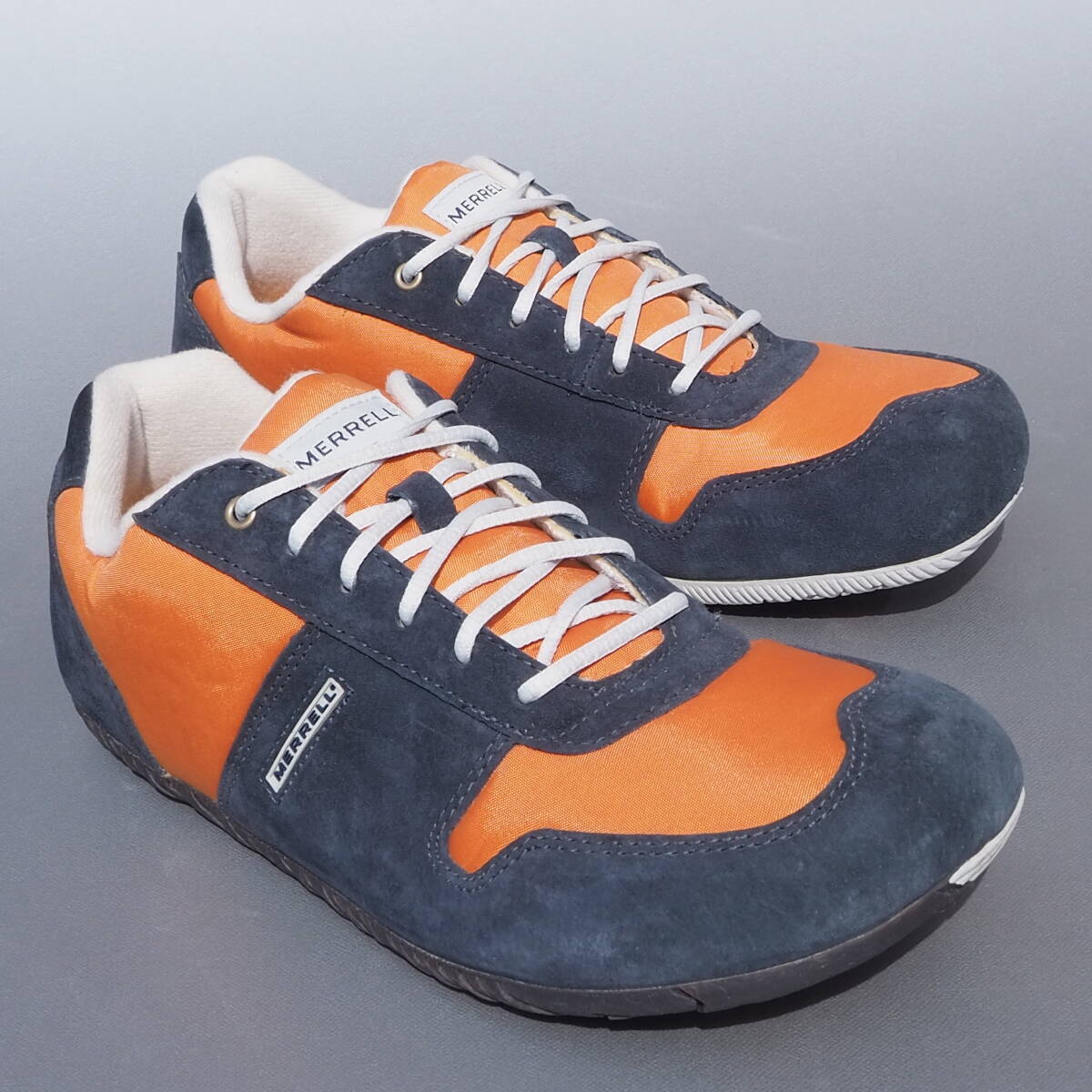 デッド!! 新品 mens us 8 / 26cm MERRELL TRAILTOPIA 紺xオレンジ ムートピア 好きにも