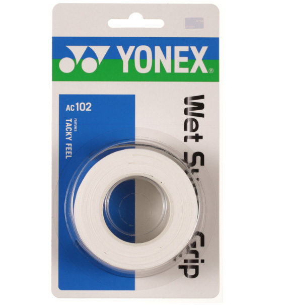 YONEX [ウェットスーパーグリップ 3本巻] AC102-011 ホワイト