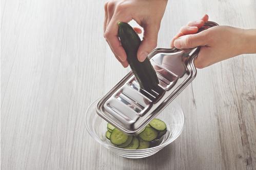 スライサー 日本製 快速4枚刃胡瓜突き TC-33/9498ｘ１枚/送料無料メール便_画像4