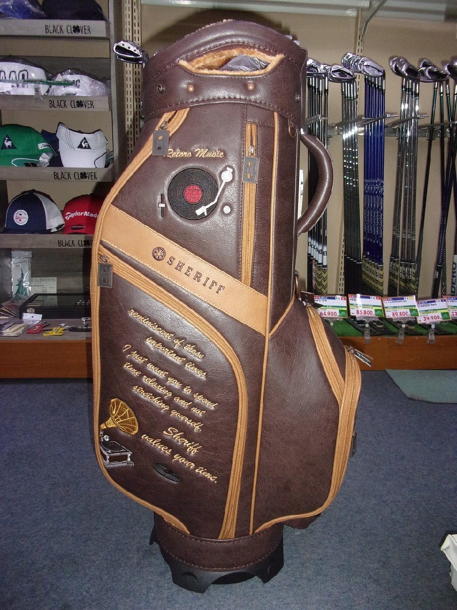 新品/限定100本 SHERIFF シェリフ SMU-003 CB キャディバッグ 9.5型 3.8kg