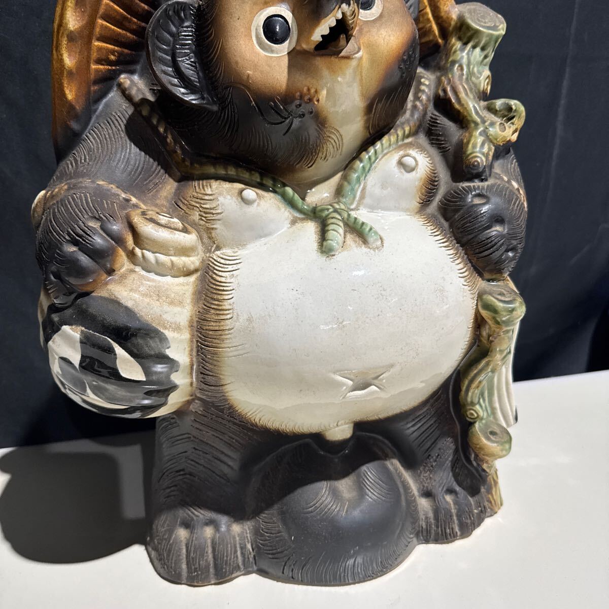 信楽焼 たぬき 置物 約45cm タヌキ 狸 縁起物 オブジェ 陶器 信楽焼 たぬき 置物 約45cm タヌキ 狸 縁起物 オブジェ 陶器