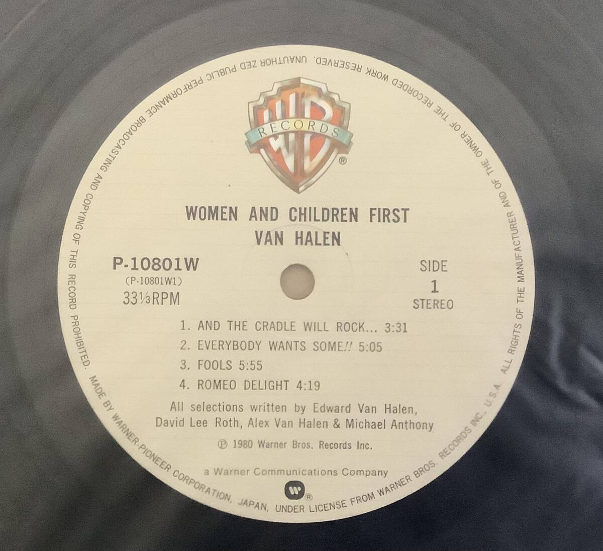 VAN HALEN[ WOMEN & CHILDREN FIRST] Van разделение Len [ битва .. .]1980 год P-80101W постер имеется прекрасный товар 