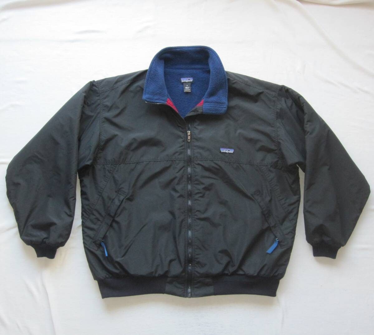 ☆90s patagonia シェルドシンチラジャケット (XL) 1996年 黒 / ヴィンテージ / mars /　パフボール / ダスパーカー / ベスト /