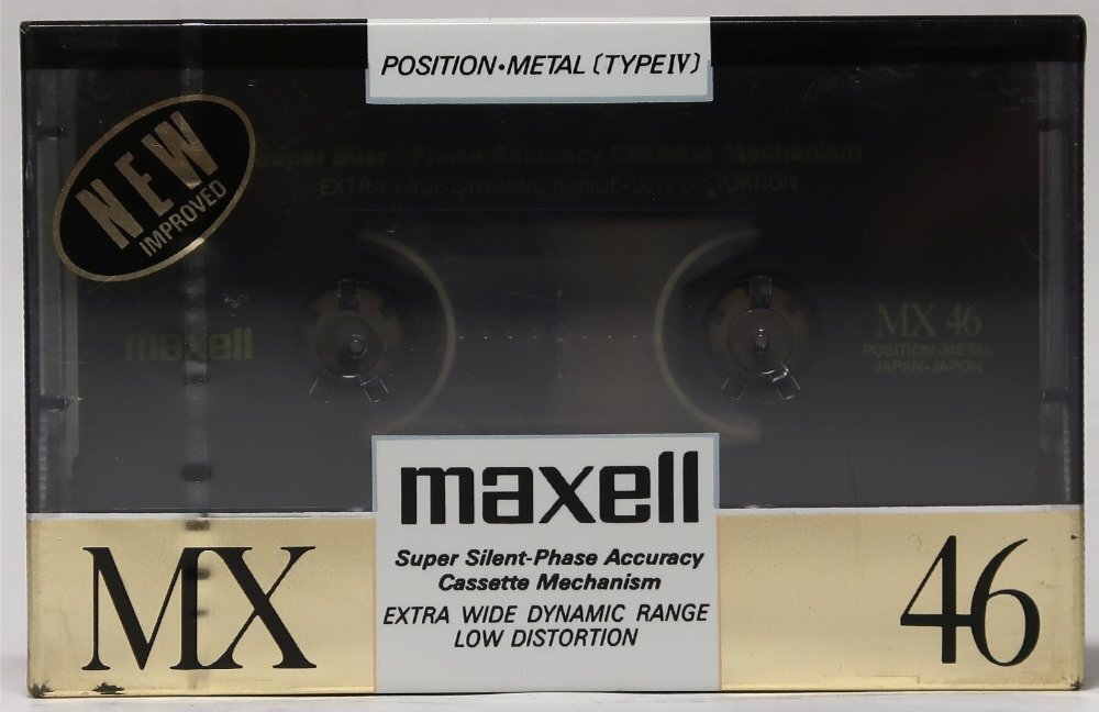 maxell, MX46, カセットテープ,メタルポジション, １本, 未使用