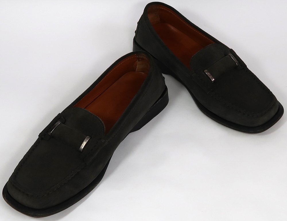 TOD'S , ローファ,34 1/2(22cm位),スウェード, 中古