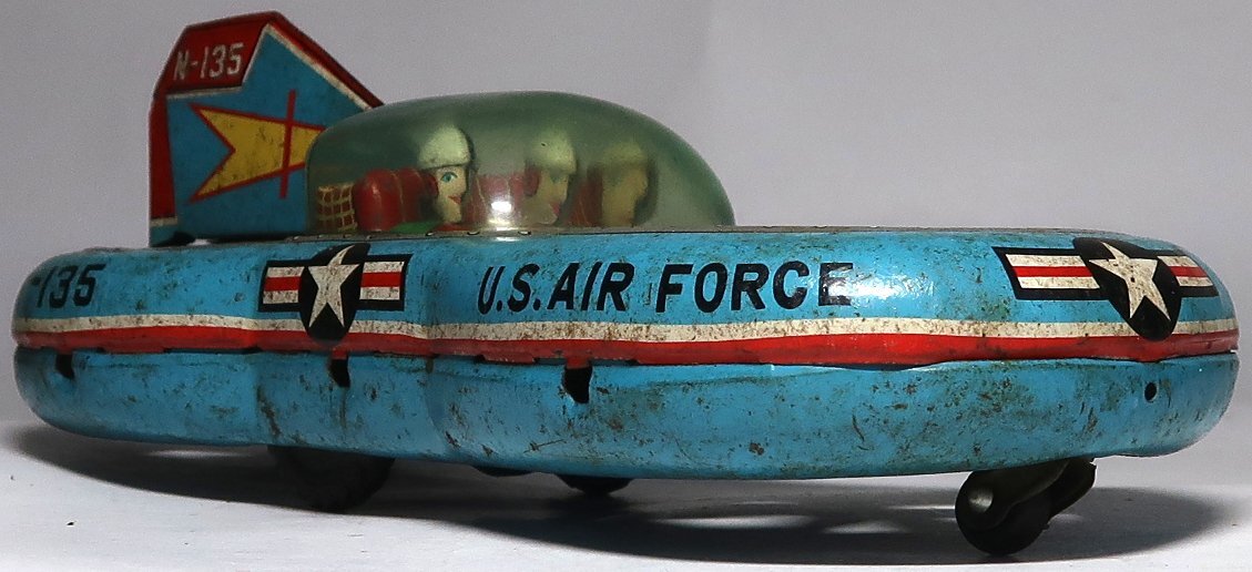 アサヒ玩具, U.S. FORCE, ブリキ, 中古