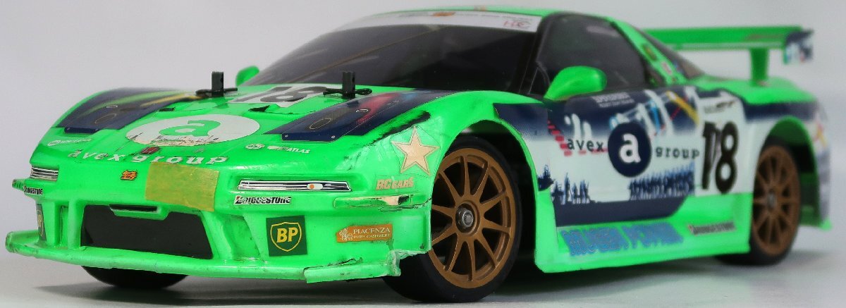 TAMIYA, avex童夢無限NSX, TA03R,プロポ付き, 中古