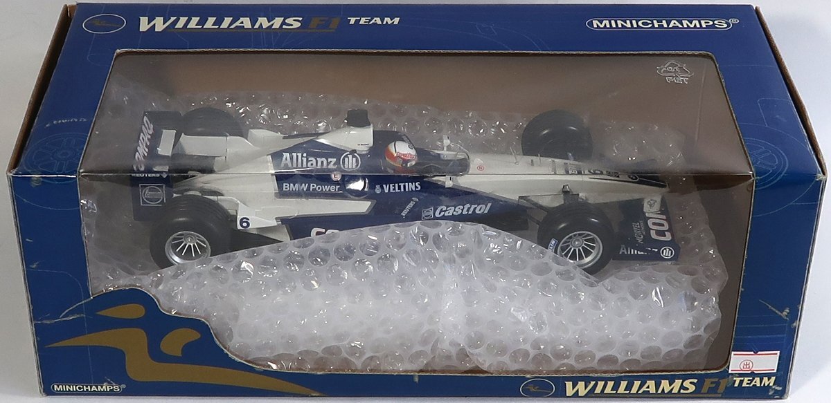 ミニチャンプス, WILLIAMS F1, FW25, J.P モントーヤ, 1/18,中古