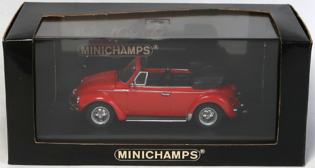 MINICHAMPS, VW1303 Cabriolet, RED, 1/43, 中古