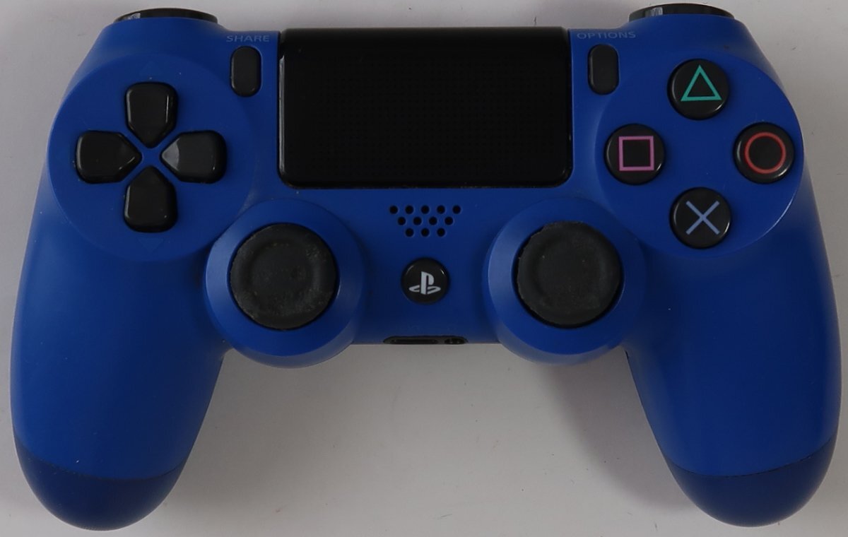 PS4用コントローラー,ブルー,CUH-ZCT2J,中古