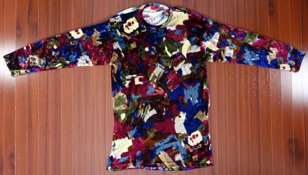KENZO,ブラウス,イタリア製,サイズM,ベロア,中古