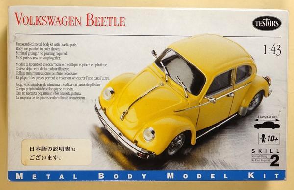 TESTORS,VOLKSWAGEN BEETLE,1/43,未組み立て
