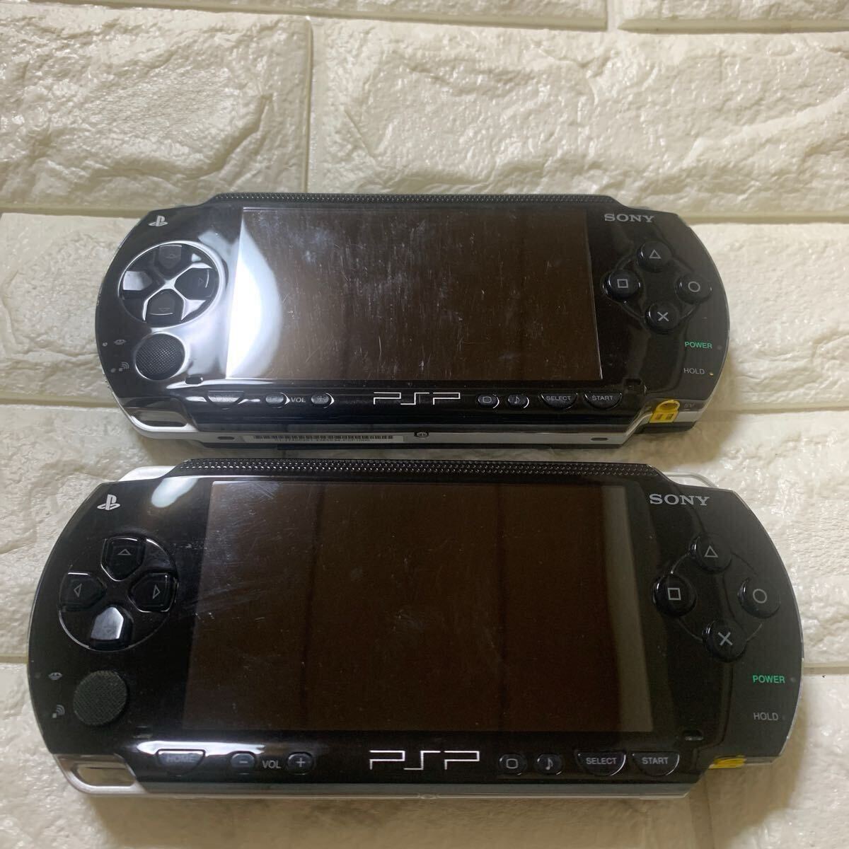 PSP本体（PSP-1000) ブラック 2台　作動確認済み