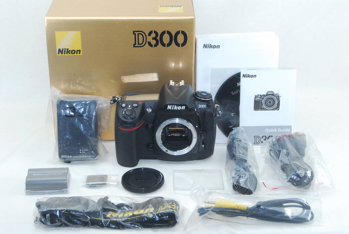 ★極少7465ショット★Nikon ニコン D300 ボディ 付属品満載♪