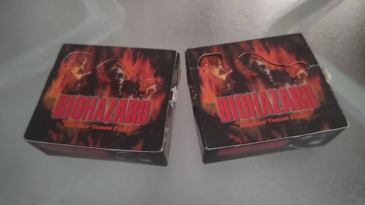 バイオハザード２　カード大量（二箱分）　BIOHAZARD2 /レオンSケネディー　クレアレッドフィールド