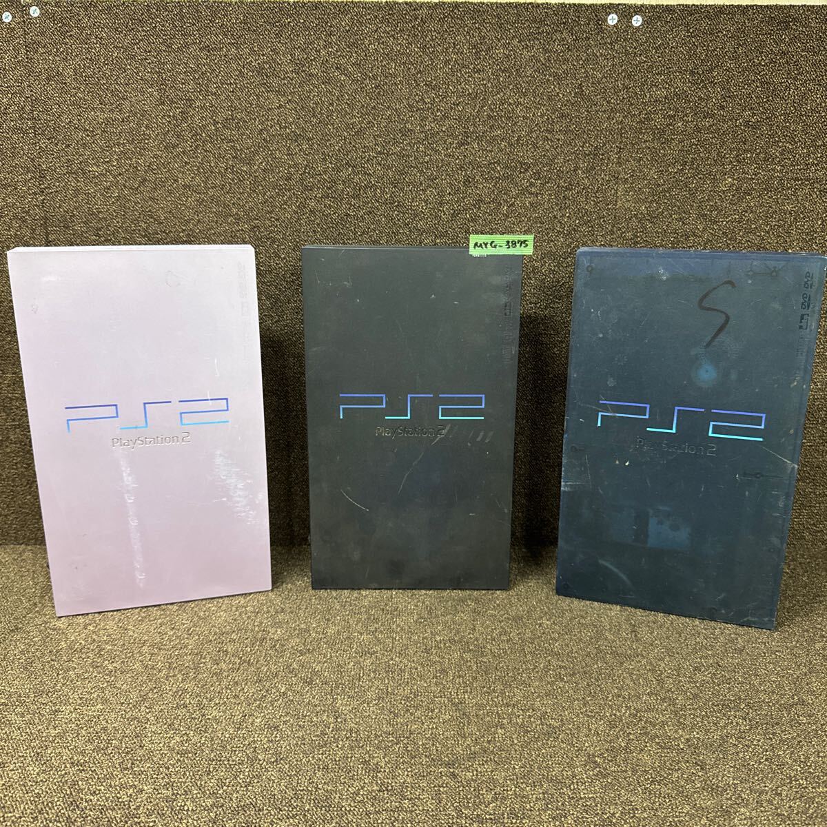 MYG-3875 激安 ゲー厶機 SONY PlayStation2 SCPH-37000 SCPH-39000 SCPH-50000 MB/NH 2点通電OK 1点通電不可 まとめ売り PS2 ジャンク