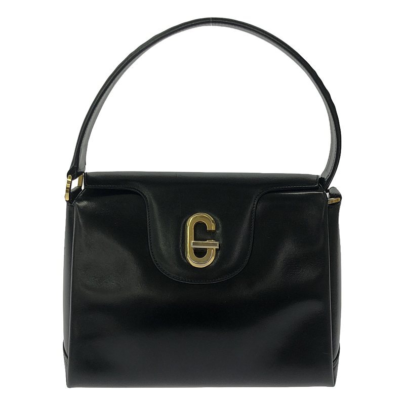GUCCI / グッチ | Gターンロックハンドバッグ | ブラック GUCCI / グッチ | Gターンロックハンドバッグ | ブラック