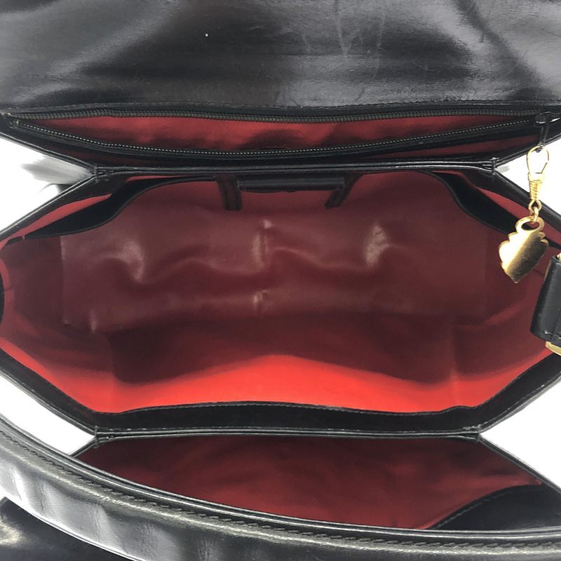 GUCCI / グッチ | Gターンロックハンドバッグ | ブラック GUCCI / グッチ | Gターンロックハンドバッグ | ブラック