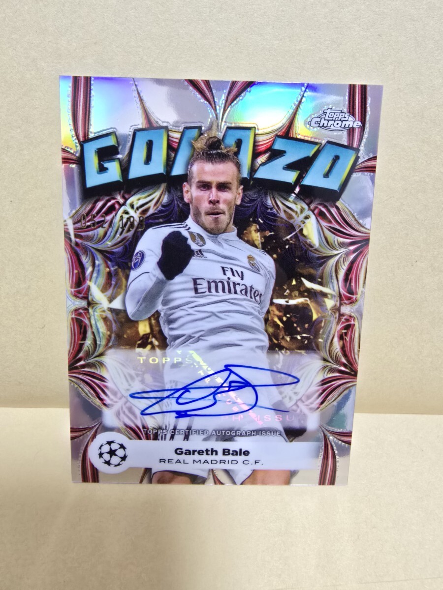 Topps 23-24 chrome uefa champions league GARETH BALE auto(シングル 