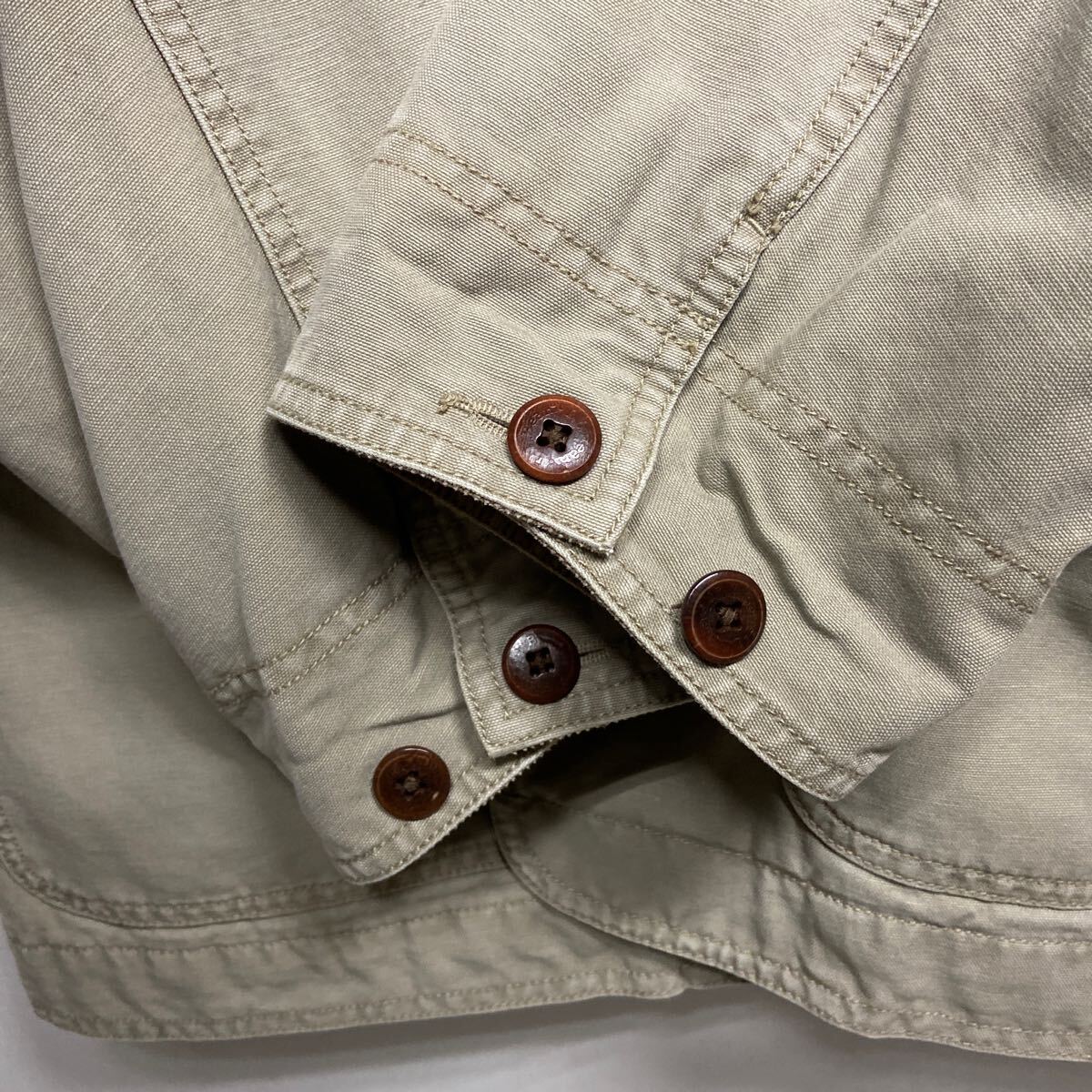 【L.L.bean エルエルビーン】ジャケット フィールドコート Lサイズ ベージュ コットン 2501oki h