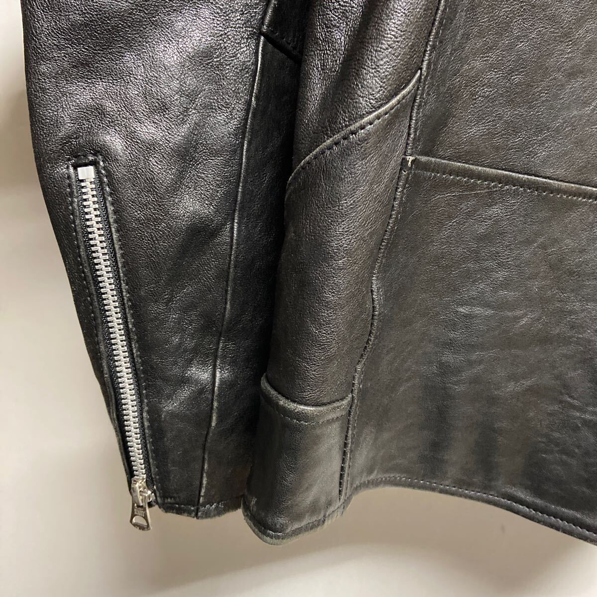 【SCHOTT ショット】3181065 レザージャケット ブルゾン フーディー Mサイズ ブラック レザー 2501oki h