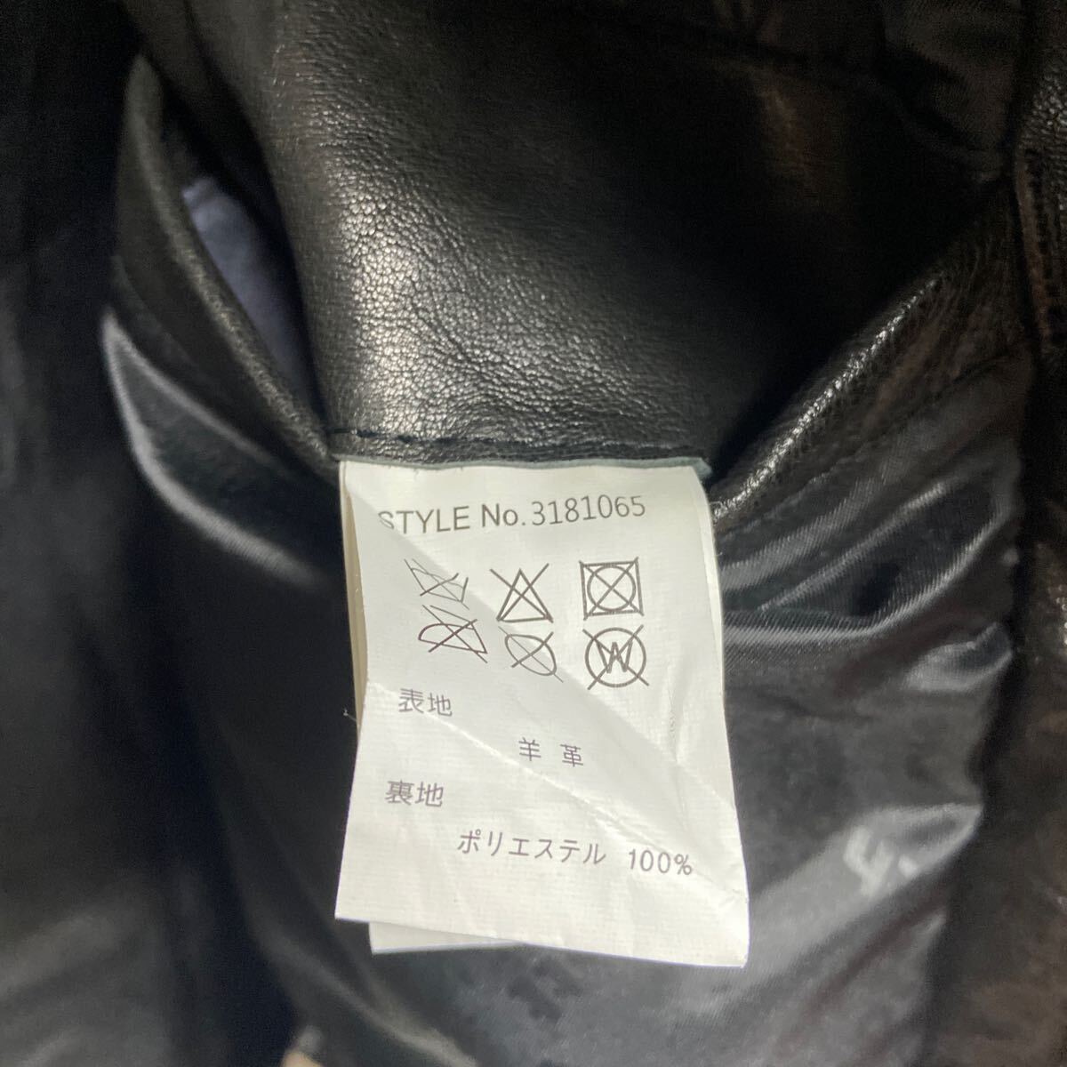 【SCHOTT ショット】3181065 レザージャケット ブルゾン フーディー Mサイズ ブラック レザー 2501oki h