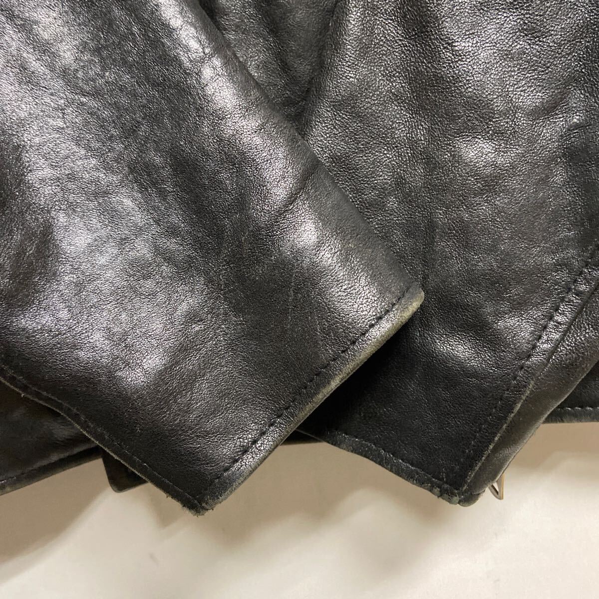 【SCHOTT ショット】3181065 レザージャケット ブルゾン フーディー Mサイズ ブラック レザー 2501oki h