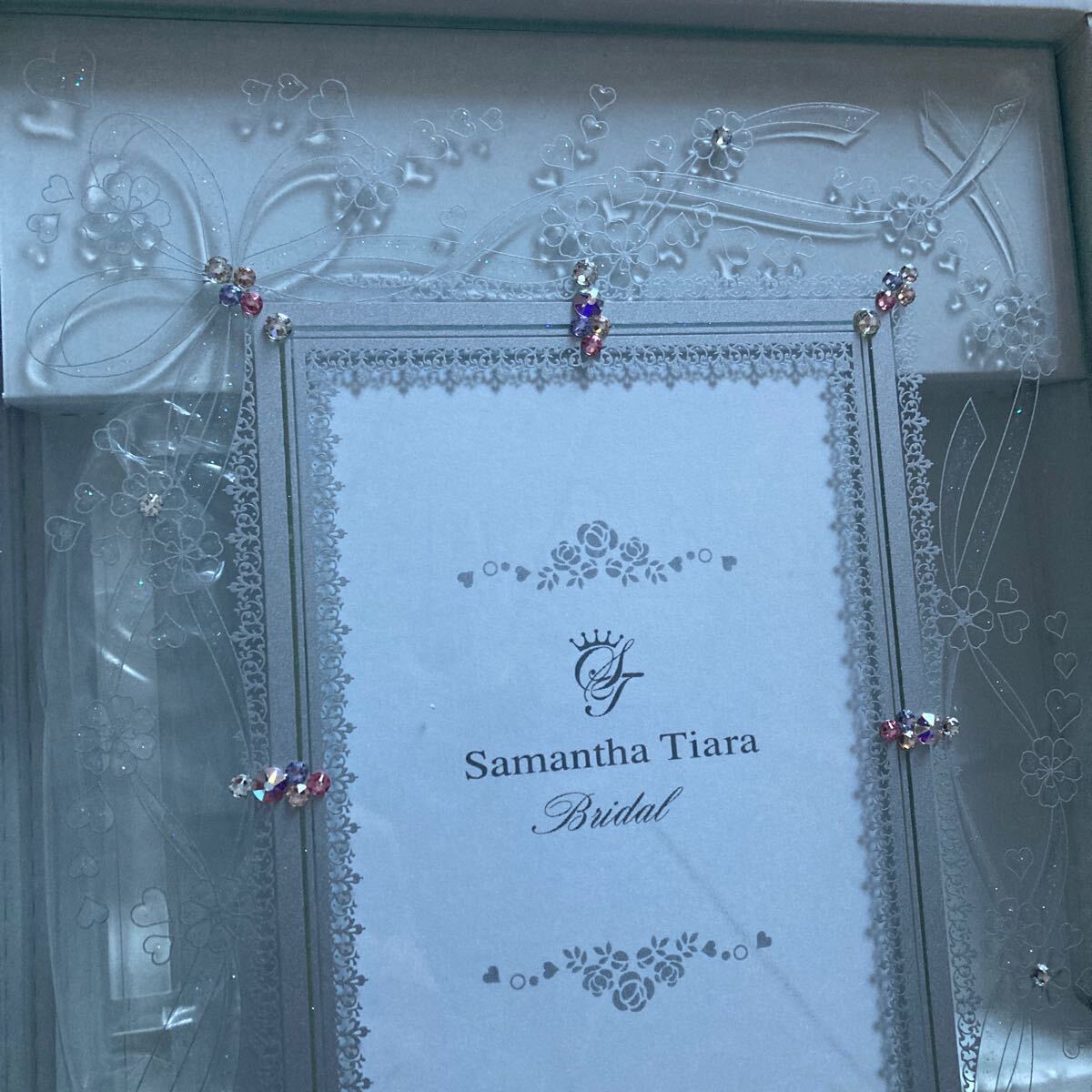 Samantha Tiara フォトフレーム　ブライダル　サマンサティアラ　 写真立て　_画像2