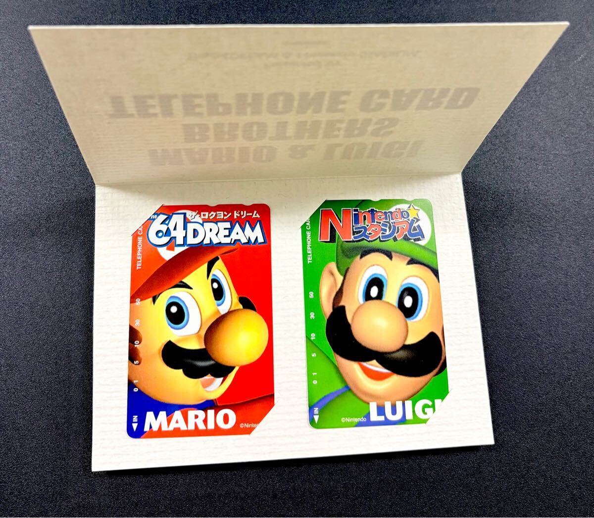 The64DREAM&Nintendo STADIUM 2枚組 マリオ ルイージ ロクヨン ドリーム テレカ ニンテンドー64 スーパーマリオ テレホンカード ブラザーズ