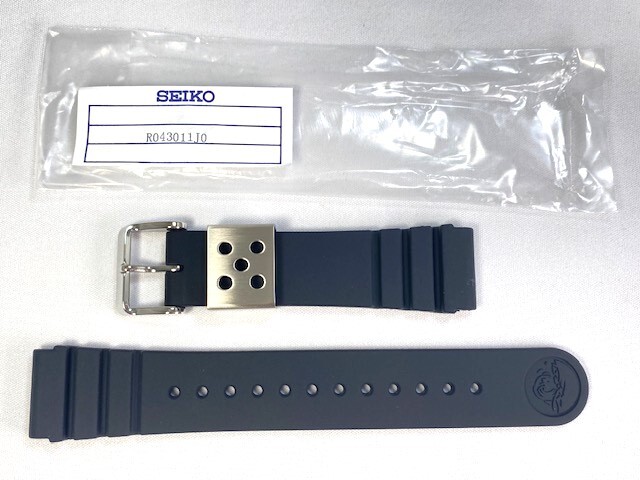 R043011J0 SEIKO プロスペックス 22mm 純正ラバーバンド ブラック SBEQ001/SBEQ003/H851-00A0用 クロネコゆうパケット送料無料