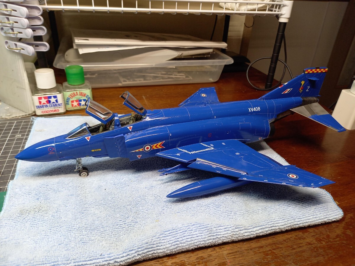 ハセガワ1/48 F-4 FGR-2 ブリティッシュファントム 記念塗装機 完成品