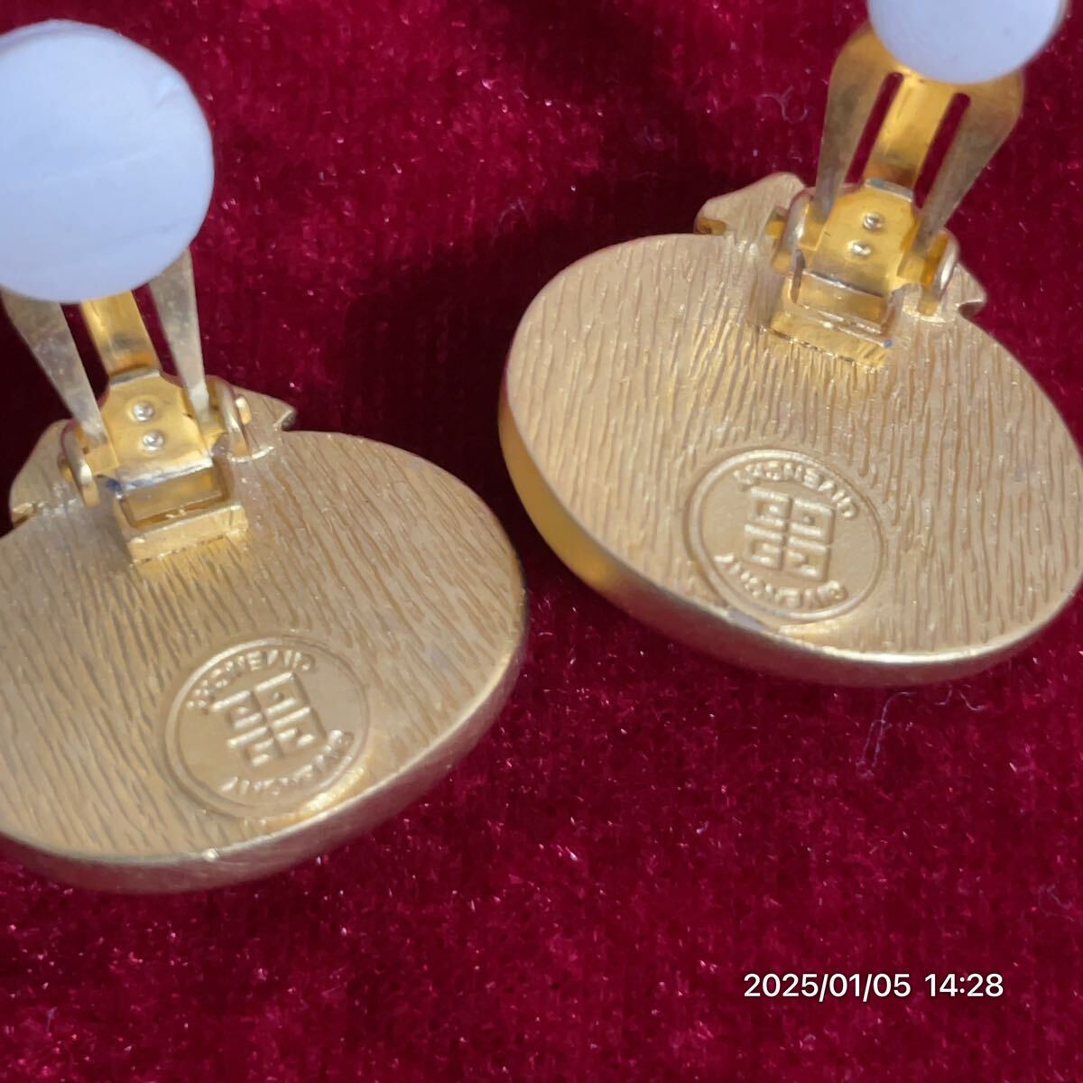 GIVENCHY Givenchy ji van si. овальный цвет камень Gold цвет корпус iya серьги-кольца аксессуары 