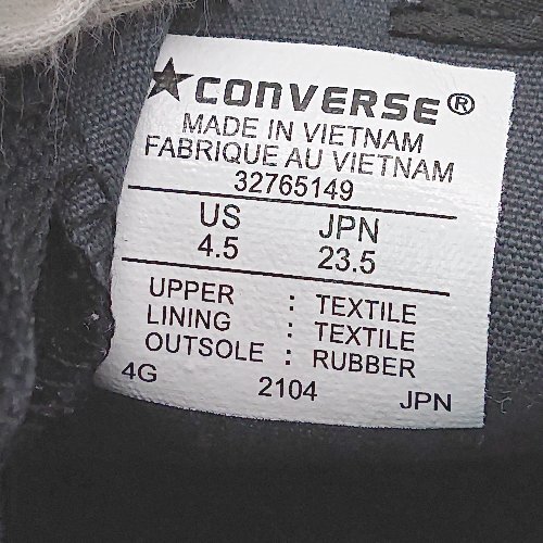 !_* CONVERSE Converse NEXTAR110 OX BKMN 32765149 casual спортивные туфли размер 23.5 черный женский E