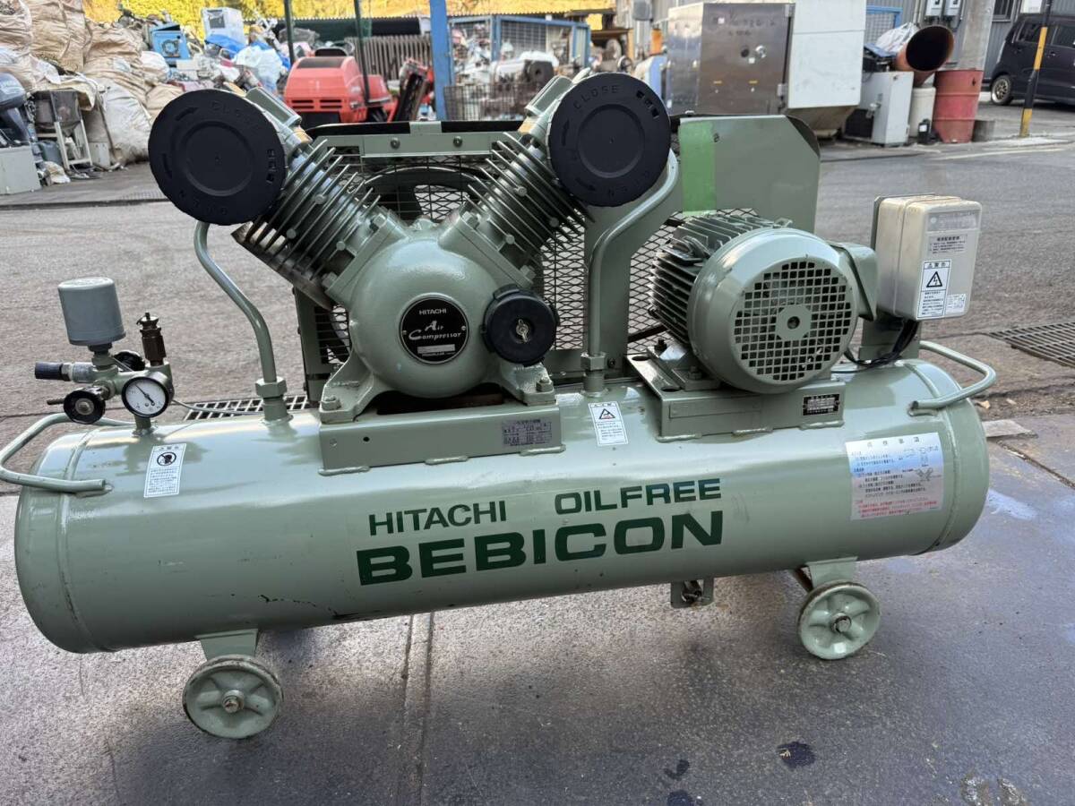KG07)☆中古☆HITACHI コンプレッサー :圧力開閉器式オイル KG07)☆中古☆HITACHI コンプレッサー :圧力開閉器式オイル