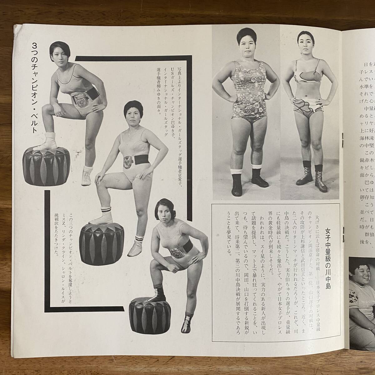半券付 女子・小人プロレス 1968年 全日本女子プロレスリング
