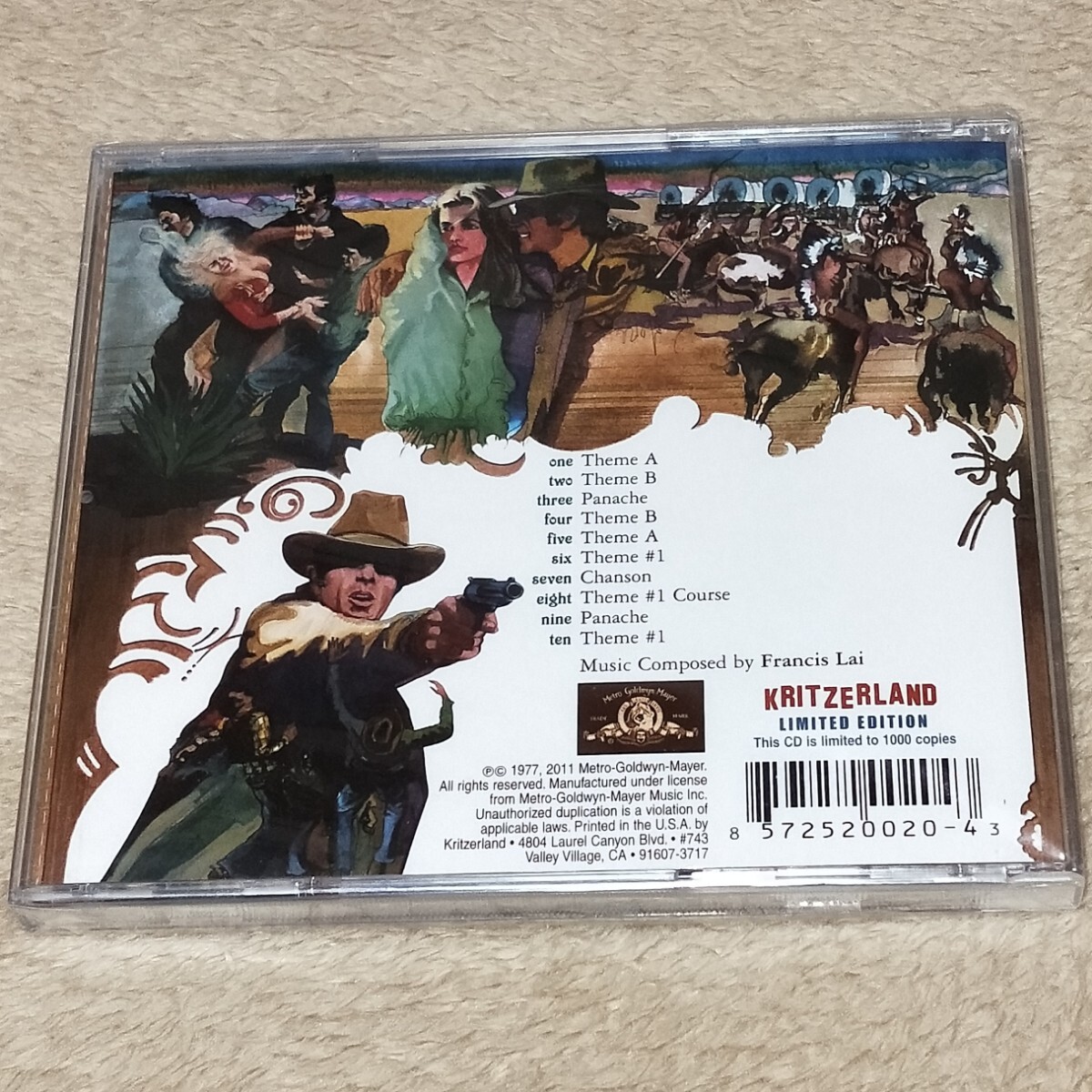  новый товар 1000 листов ограничение FRANCIS LAI Francis * Ray / ANOTHER MAN, ANOTHER CHANCE.* мужчина . женщина CD саундтрек саундтрек soundtrack