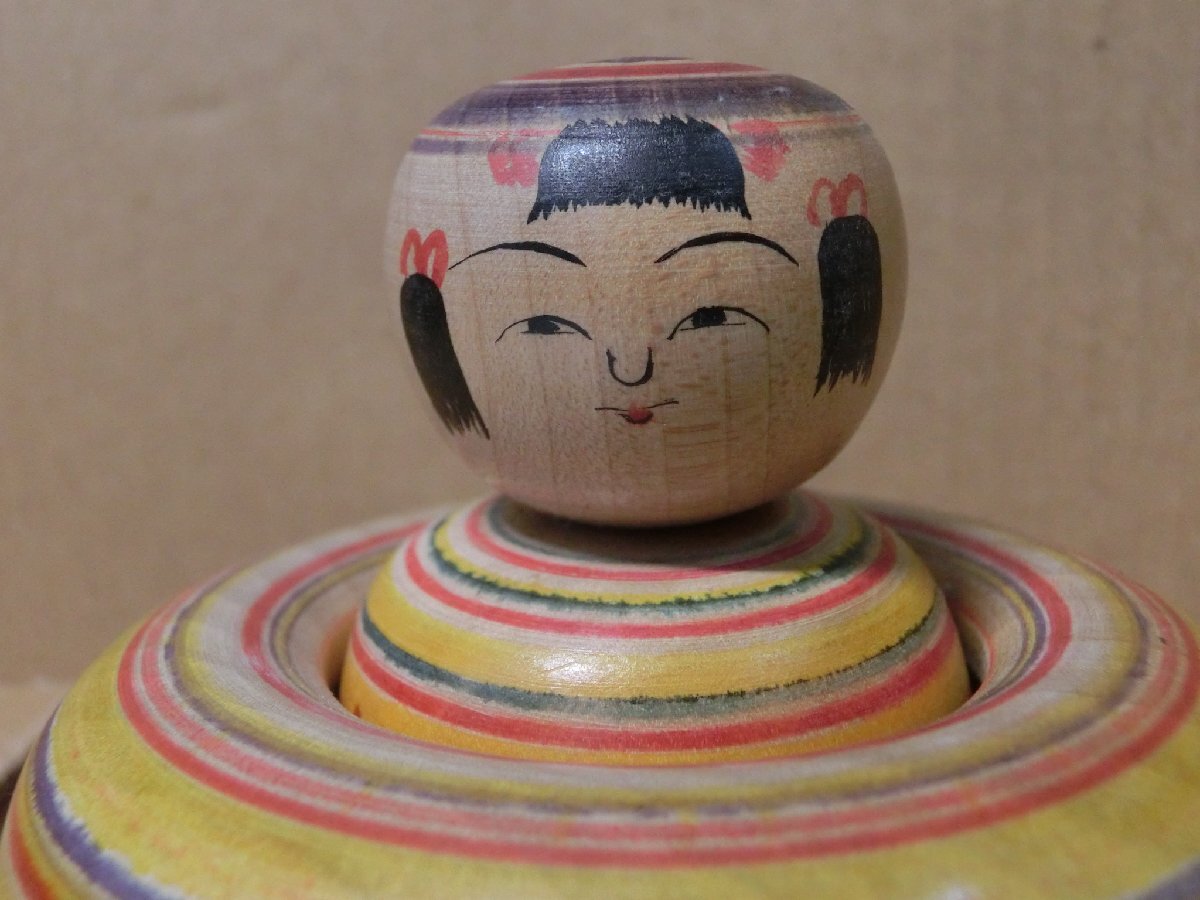 Kml_ZZk094／こけし 梅津正永 ほど遠く （高さ8.5cm）