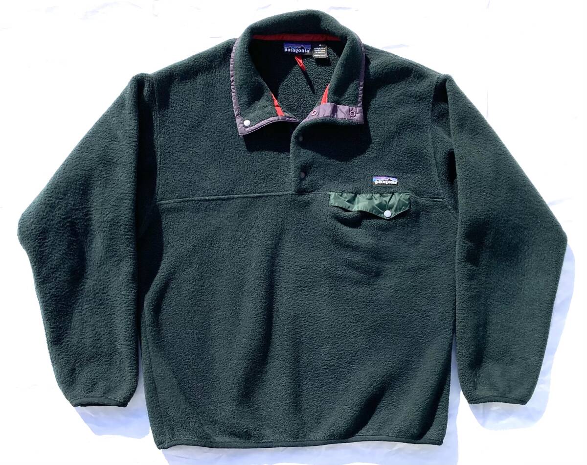90s 94年製 PATAGONIA スナップT フリース ハンターグリーン 緑 90s 94年製 PATAGONIA スナップT フリース ハンターグリーン 緑