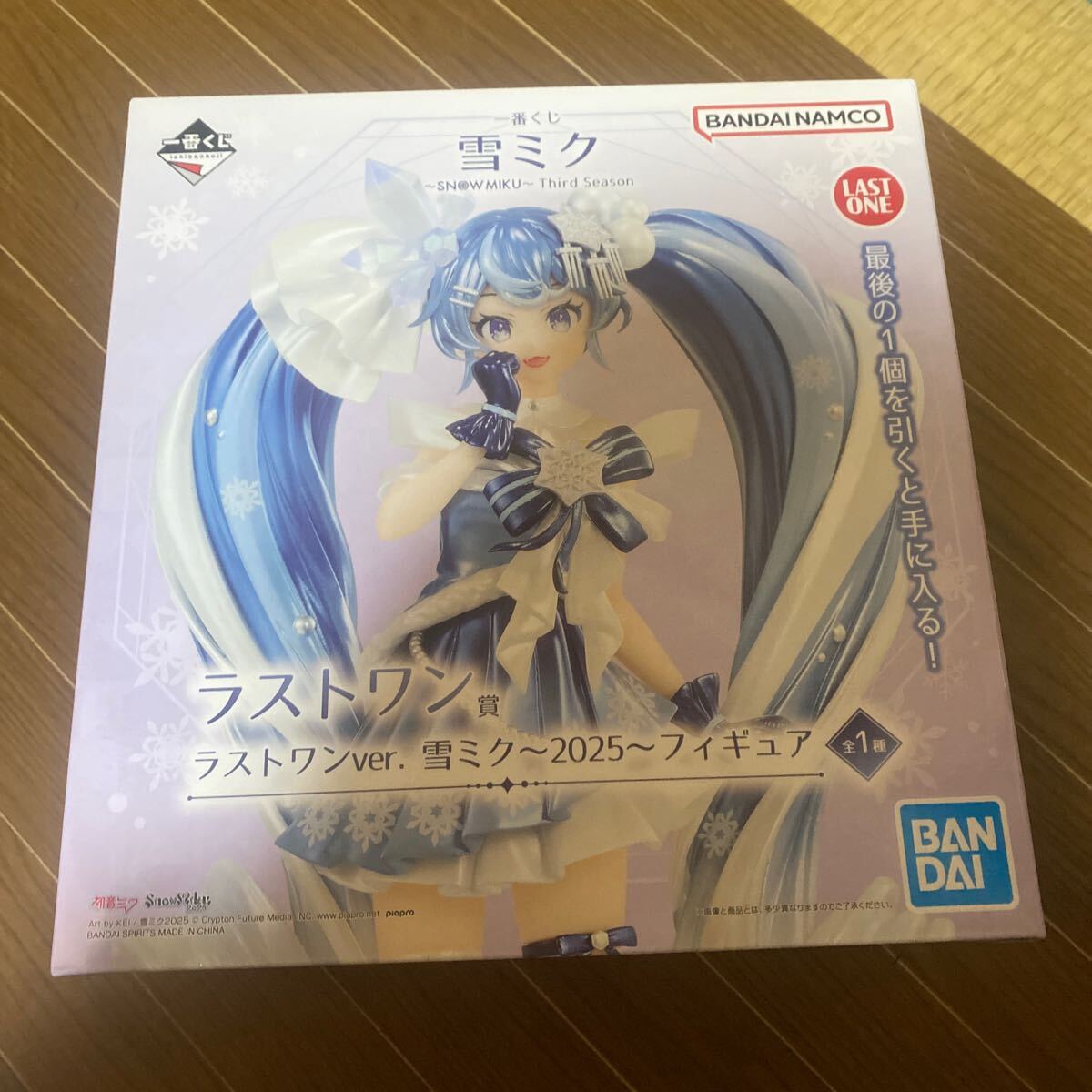 100サイズ 一番くじ 初音ミク 雪ミク 2025 フィギュア A賞 100サイズ 一番くじ 初音ミク 雪ミク 2025 フィギュア A賞