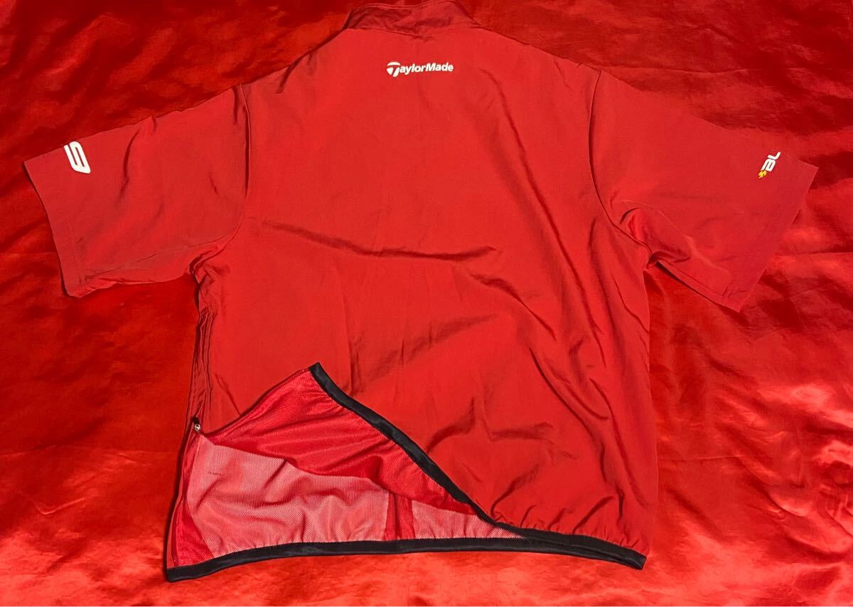 TaylorMade テーラーメイド　半袖　ハーフZIPジャケット　BURNER R9 サイズO　_画像2