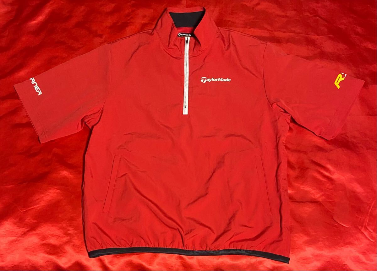 TaylorMade テーラーメイド　半袖　ハーフZIPジャケット　BURNER R9 サイズO　_画像1