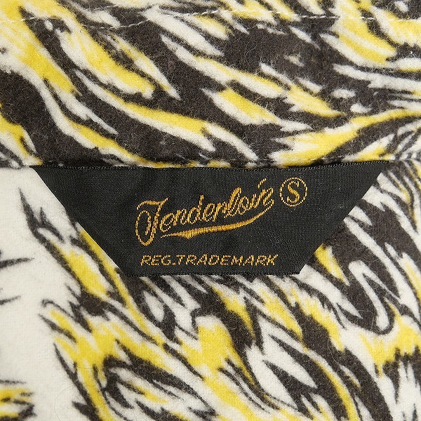 TENDERLOIN テンダーロイン T-PRINT FLANNEL SHT WOLF 長袖シャツ 黃 Size 【S】 【中古品-良い】 20813601