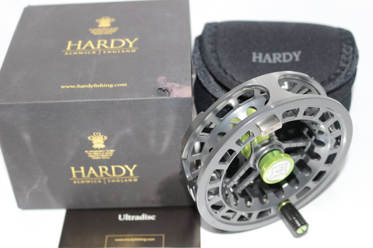 ハーディ Hardy ウルトラディスク Ultradisk UDLA 6000 5/6/7 5~7番 グリーン 外箱&ネオプレーンケース付き