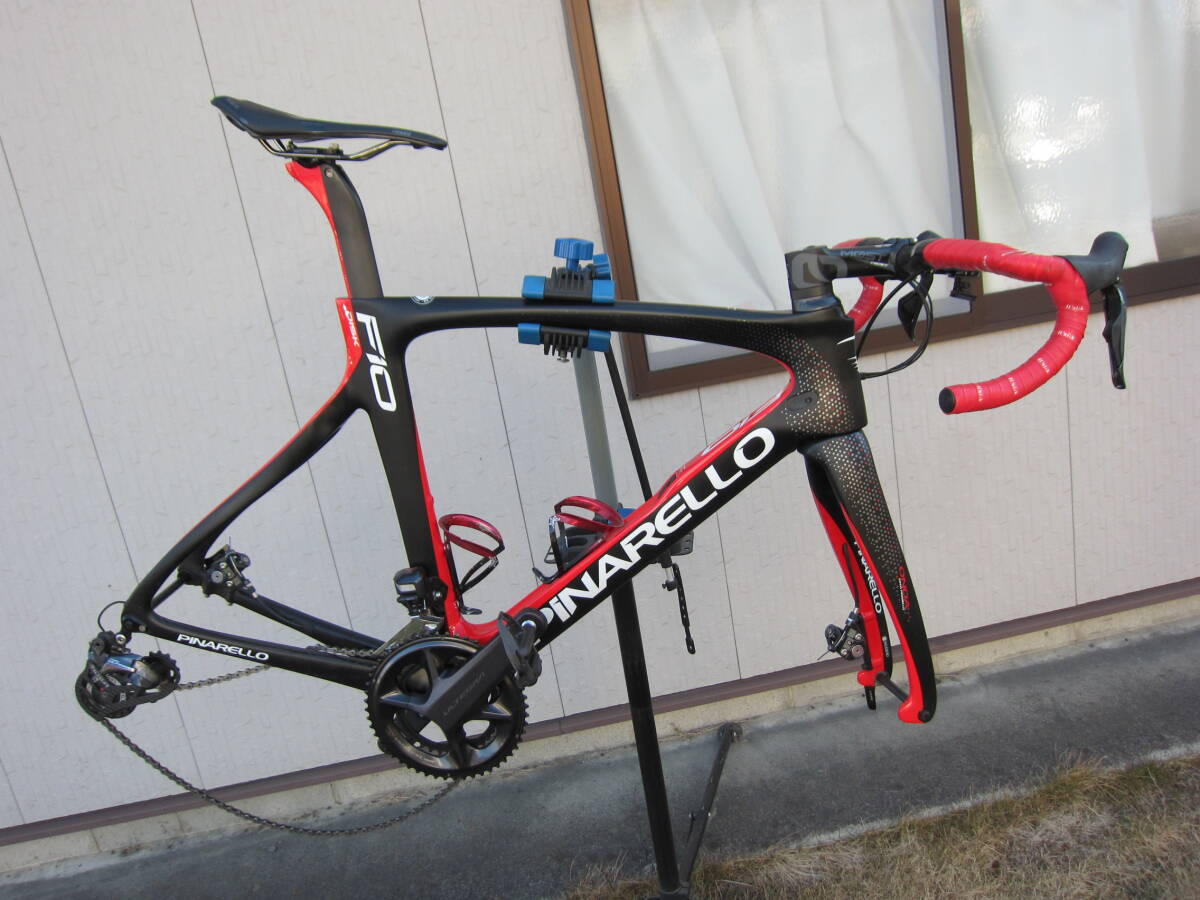 PINARELLO ピナレロ 2017頃 DOGMA F10 DISC 4iiiiパワーメーター MoSTステム サイズ540 11s DURA Di2 コンポ付き イコール機械式ブレーキ