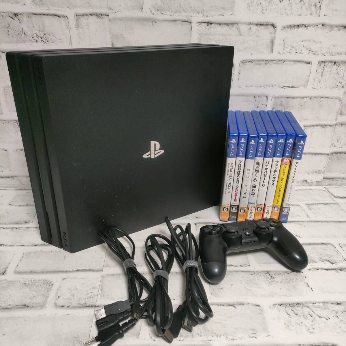 PS4 本体 コントローラー ソフト 8本 ソニー プレイステーション Play Station 動作品 初期化済