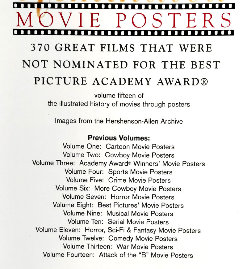 【Not Nominated Movie Posters】全370作品 1927-2000 アカデミー賞・非ノミネート作品ポスター集_画像2