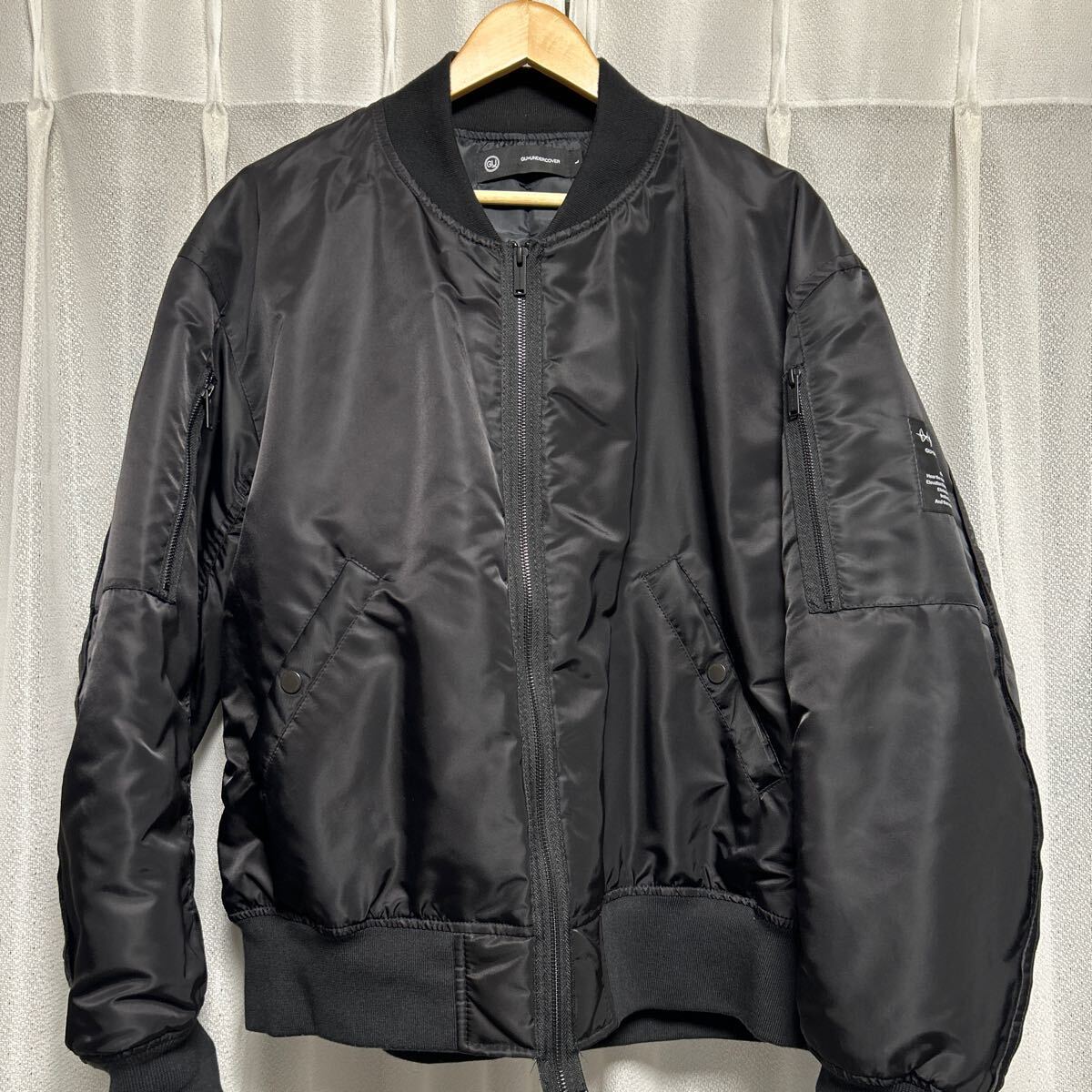 GU UNDERCOVER MA-1 フライトジャケット ブルゾン ジャケット Lサイズ　ブラック　美品