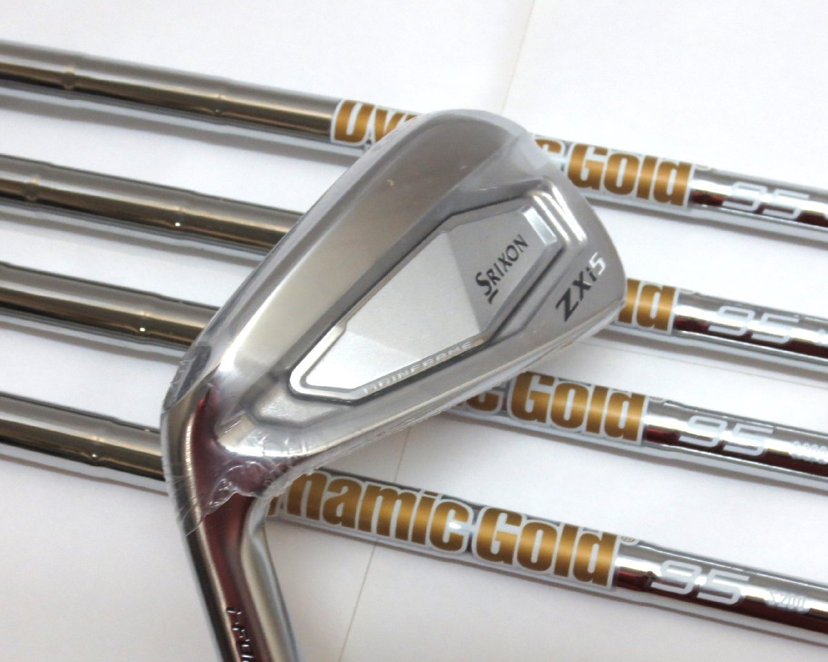 新品★左用★ダンロップ★スリクソン ZXi5 アイアン★SRIXON★2024★#6～P 5本★ダイナミックゴールド 95★S200★メーカーカスタム